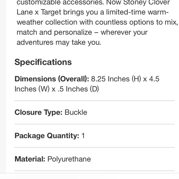 Stoney Clover Lane Luggage Tag - Picture 3 of 4